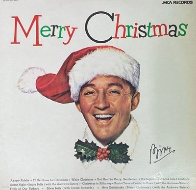 [LP] 빙 크로스비 - Bing Crosby - Merry Christmas LP [대성-라이센스반]