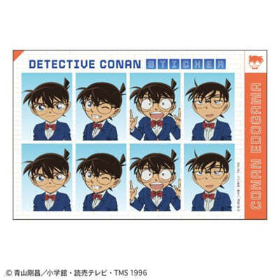 名探偵コナン 證明寫眞風ステッカ- 江戶川コナン