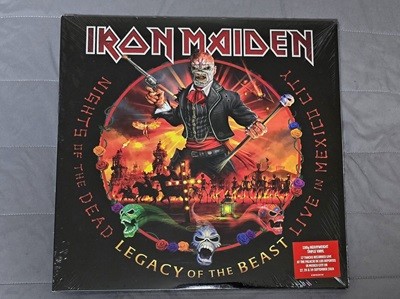 (미개봉 / 3LP / 수입 바이닐) Iron Maiden 아이언메이든 Nights Of The Dead, Legacy Of The Beast: Live In Mexico City