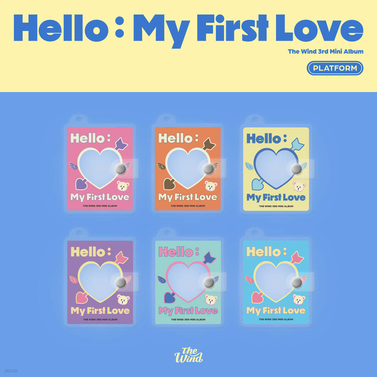 더윈드 (The Wind) - 미니앨범 3집 : Hello : My First Love [PLATFORM Ver.][6종 중 1종 랜덤발송]