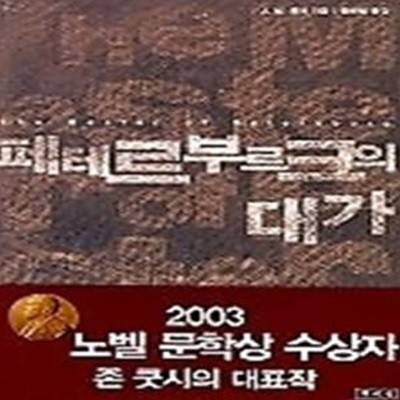 페테르부르크의 대가 - 2003년 노벨문학상 수상작가 대표도서