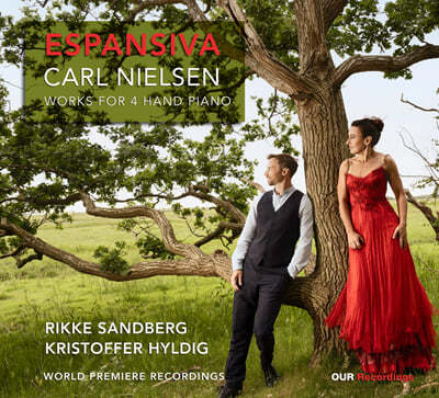 Rikke Sandberg / Kristoffer Hyldig 닐센: 네 손을 위한 피아노 작품집 (Nielsen: Espansiva) [LP]