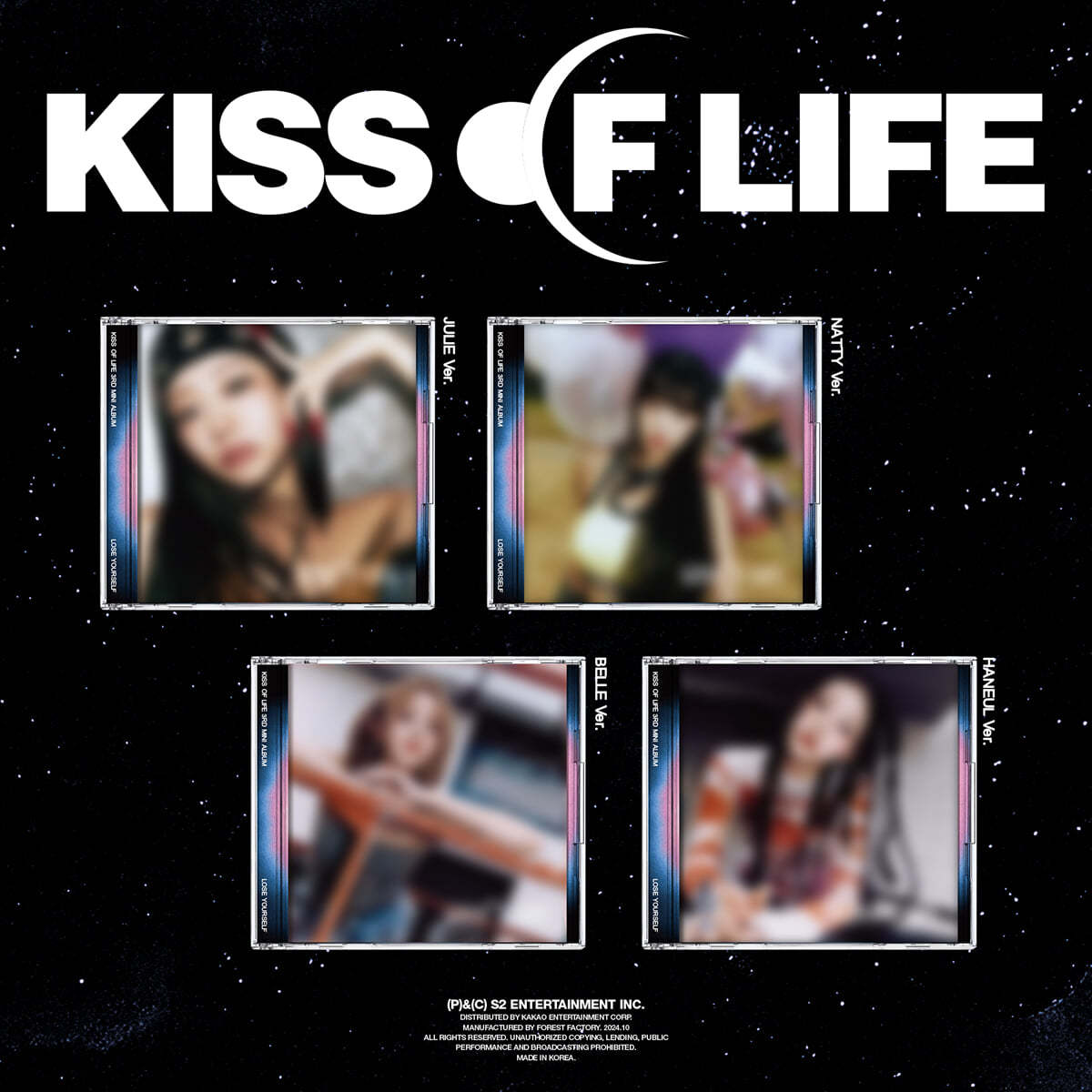 KISS OF LIFE (키스오브라이프) - 미니앨범 3집 : Lose Yourself [Jewel Ver.][4종 중 1종 랜덤발송]