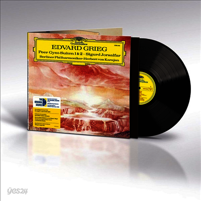 그리그: 페르귄트 모음곡 1 & 2번 (Grieg: Peer Gynt Suites Nos.1 & 2) (180g)(LP) - Herbert von Karajan
