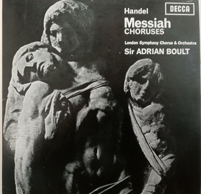 LP(엘피 레코드) 헨델: 메시아 Messiah Choruses - 볼트 / 런던 심포니 