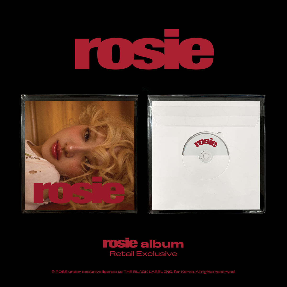 로제(ROSÉ) - ROSÉ first studio album ‘rosie’ (KR Exclusive + Retail Exclusive SET)