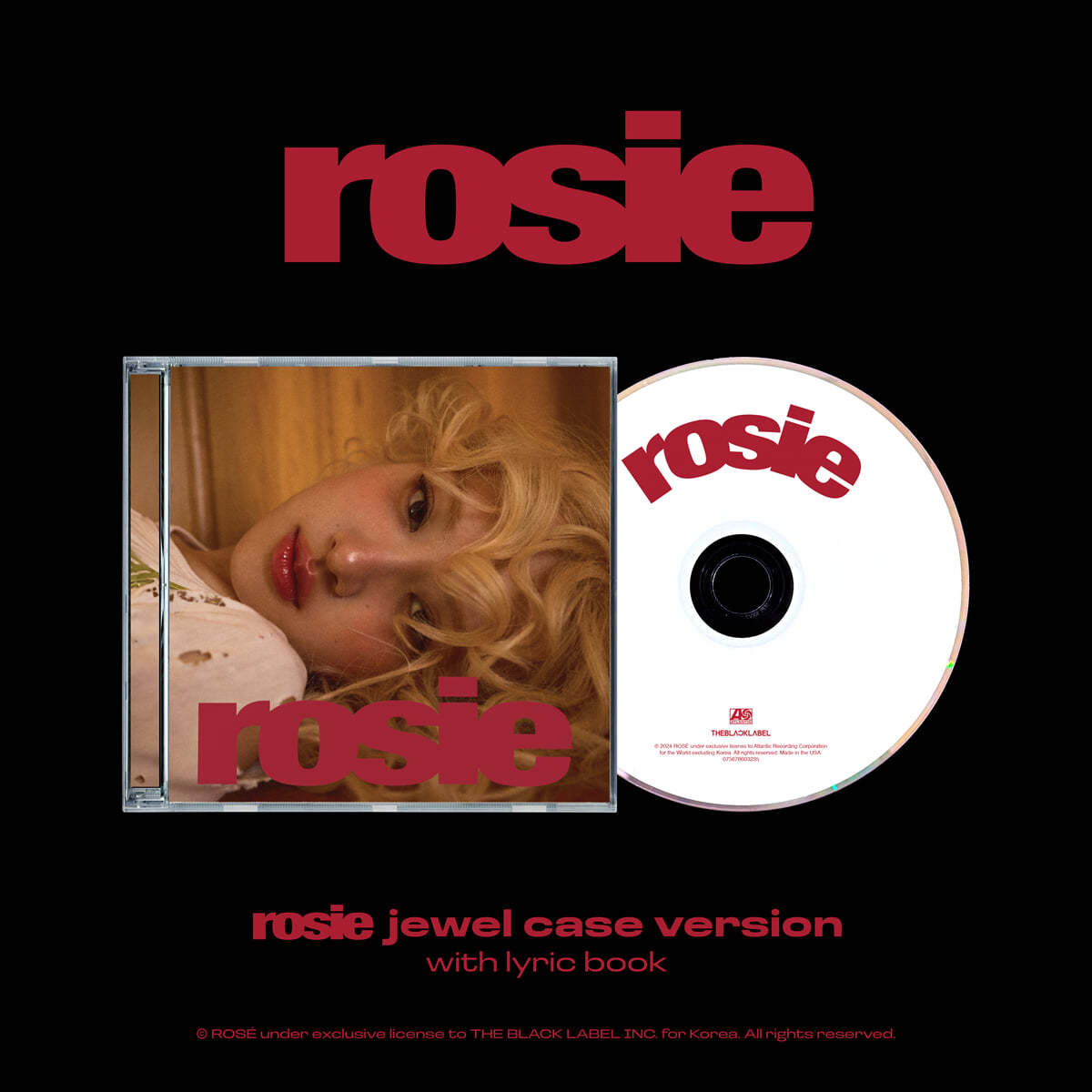 로제(ROSÉ) - ROSÉ first studio album ‘rosie’ (KR Exclusive + JEWEL SET)