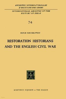 Restoration Historians and the English Civil War