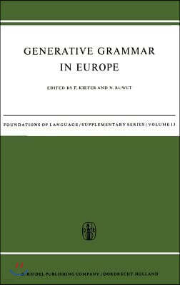 Generative Grammar in Europe