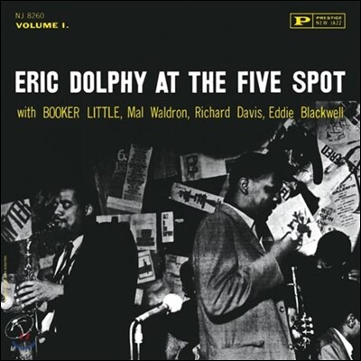 Eric Dolphy — At The Five Spot, Vol. 1 (Prestige 75th Anniversary / Limited Edition / Back To Black) 앨범 커버