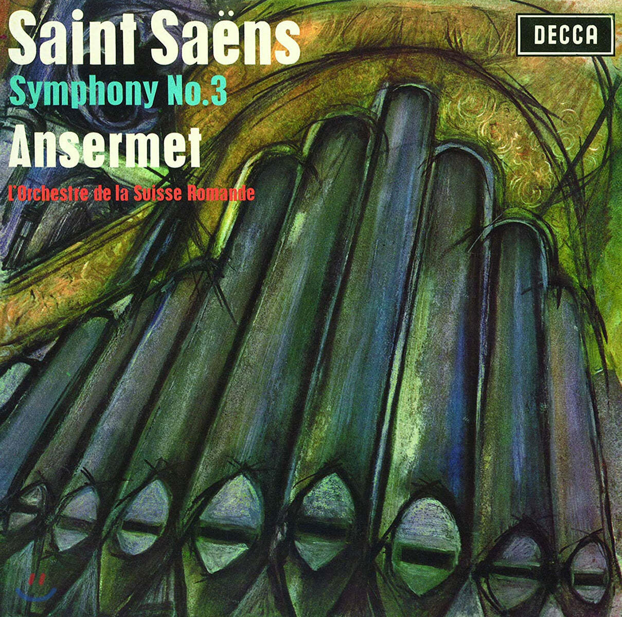 [미개봉 일본 수입] Ernest Ansermet 생상스: 교향곡 3번 / 프랑크: 교향곡 ( Saint-Saens: Symphony No. 3 / Franck: Symphony in d minor)