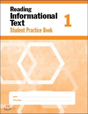 에반무어 Common Core Mastery: Reading Informational Text Grade 1 Student Book