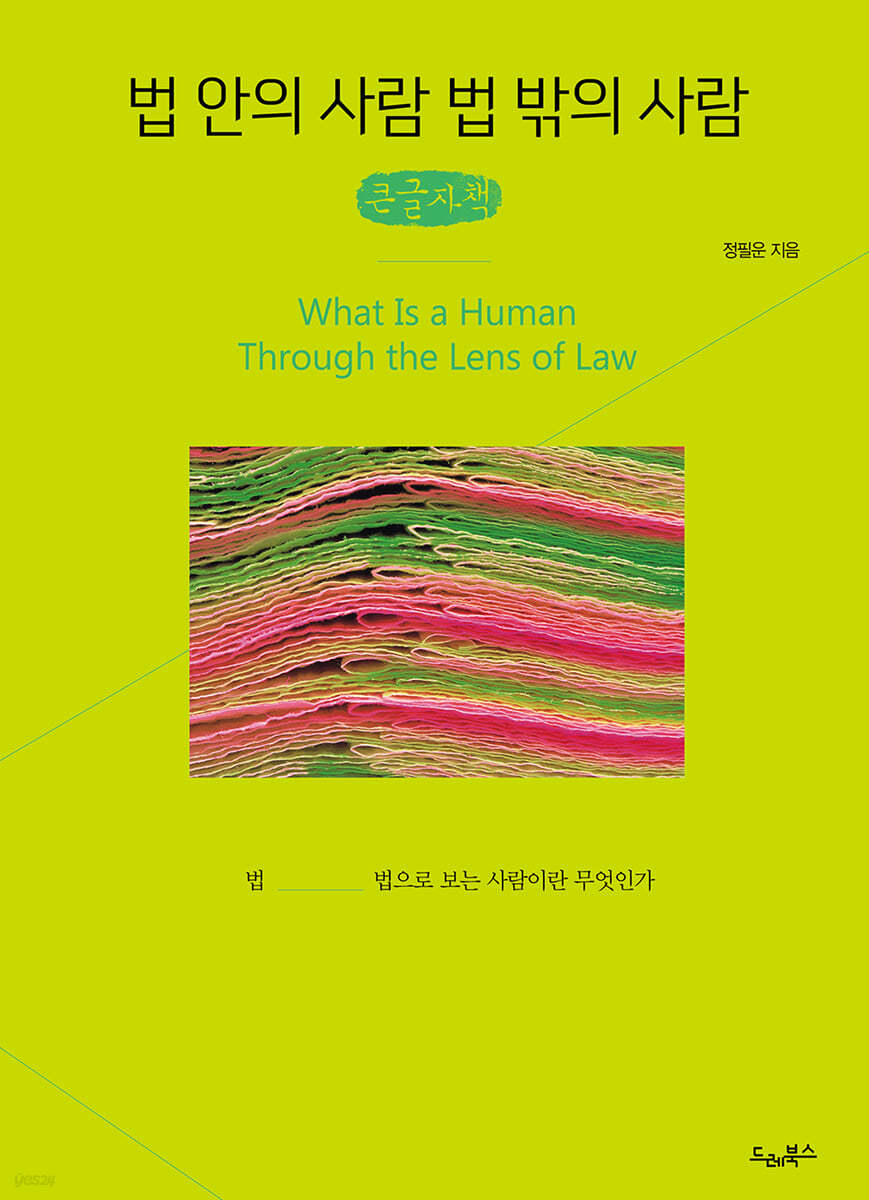 법 안의 사람 법 밖의 사람 (큰글자책)
