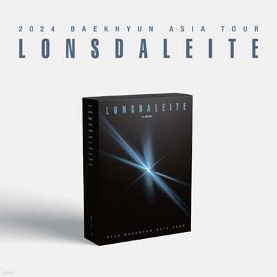  (BAEKHYUN) - 2024 BAEKHYUN ASIA TOUR [Lonsdaleite] in SEOUL [DVD]