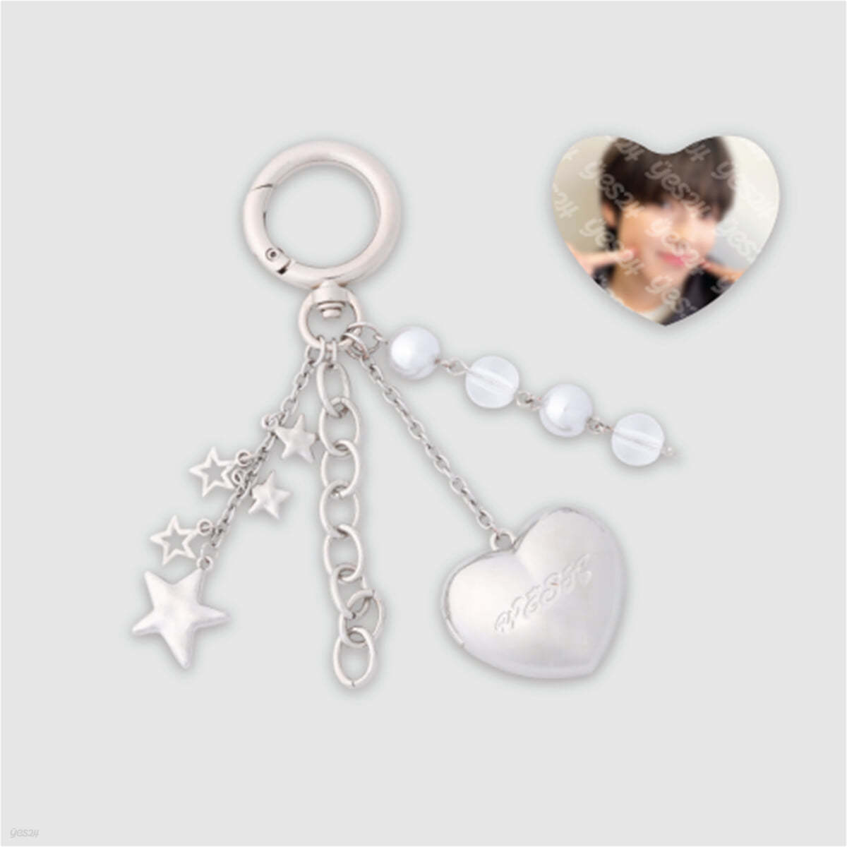 [NCT WISH &#39;LET&#39;S GO STEADY&#39; 2nd MD] HEART PENDANT KEY RING SET [시온 ver.]