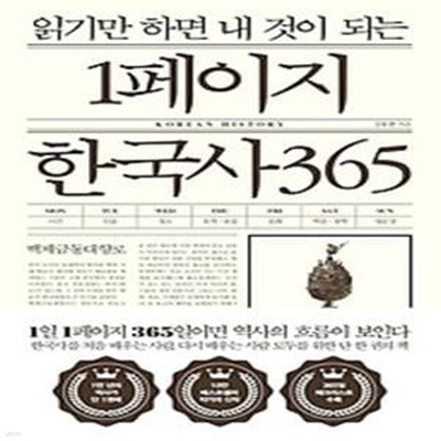 읽기만 하면 내 것이 되는 1페이지 한국사 365