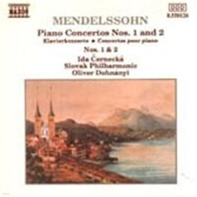 Ida Cernecka, Oliver Dohnanyi Cond / Mendelssohn: Piano Concertos Nos. 1 & 2 (/8550126)