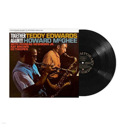 Teddy Edwards, Howard McGhee, Phineas Newborn Jr., Ed Thigpen, Ray Brown — Together Again!!!! 앨범 커버