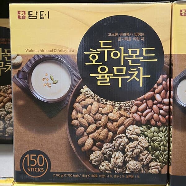 담터 호두아몬드율무차 18g x 150 / 건강차 아침식사대용