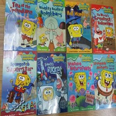 SpongeBob SquarePants 스폰지밥 챕터북 12종 세트 ( (Paperback + Audio CD 6)