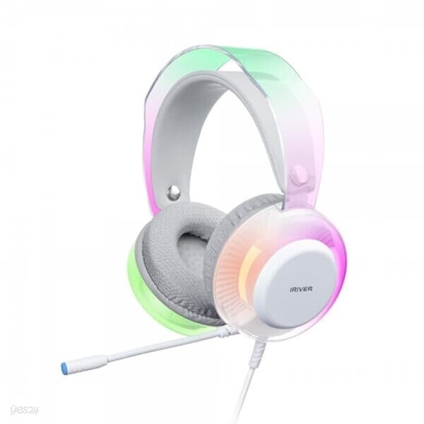 아이리버 Aurora GH6 LED 가상 7.1채널 화이트 헤드셋
