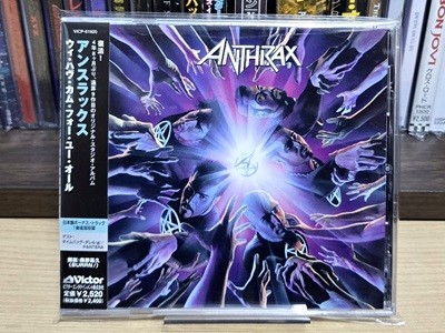 (일본반 / 초판) ANTHRAX - We`ve Come For You all