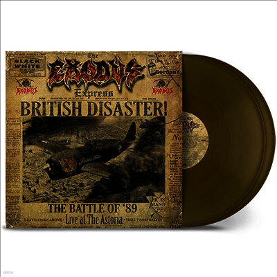Exodus — British Disaster: The Battle Of '89 (Live At The Astoria) 앨범 커버