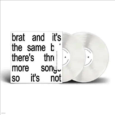 Charli XCX — Brat And It's The Same But There's Three More Songs So It's Not 앨범 커버