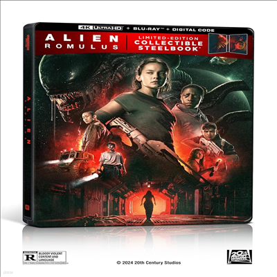 Alien: Romulus (̸: ι罺) (Limited Edition)(Steelbook)(4K Ultra HD+Blu-ray)(ѱ۹ڸ)(4K Ultra HD)