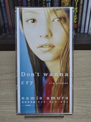 (희귀 / 일본반 8cm싱글 / 전용 쥬얼케이스 포함) Amuro Namie 아무로 나미에 安室奈美? - Don't wanna cry