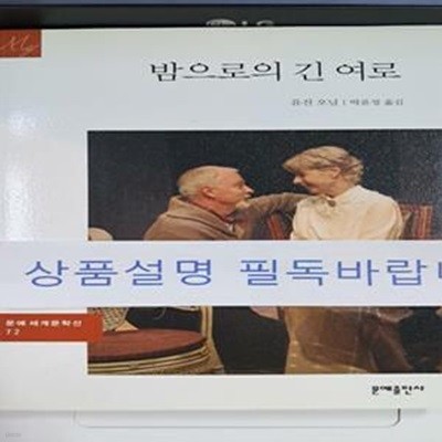 밤으로의 긴 여로 (문예세계문학선 72)