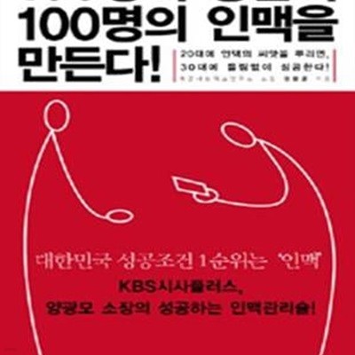 100장의 명함이 100명의 인맥을 만든다! (20대에 인맥의 씨앗을 뿌리면 30대에 틀림없이 성공한다!)