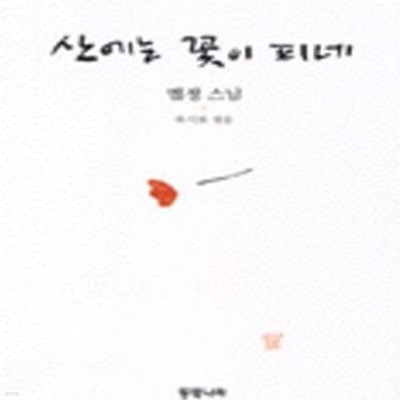 산에는 꽃이 피네-양장