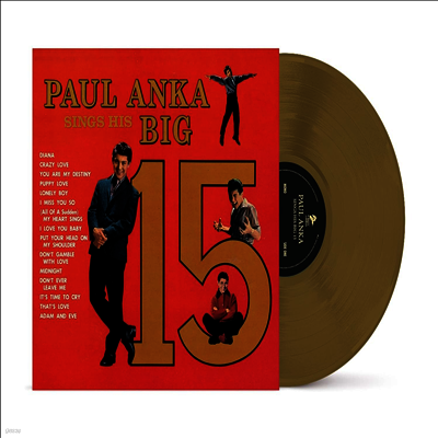 Paul Anka — Paul Anka Sings His Big 15 앨범 커버