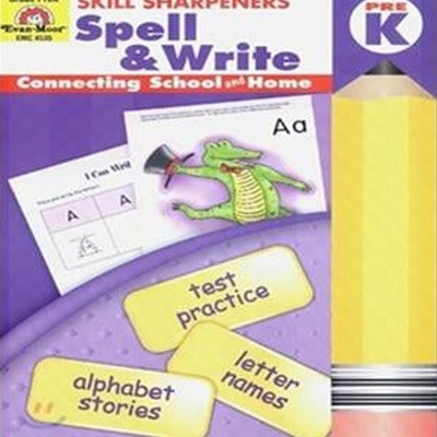 Evan Moor Spell & Write Pre K (Paperback+ CD) (Prek)