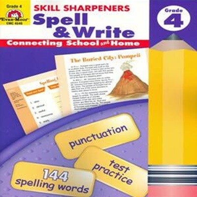 Skill Sharpeners Spell & Write 4 (SB+CD)