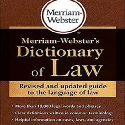 Merriam-Webster's Dictionary of Law