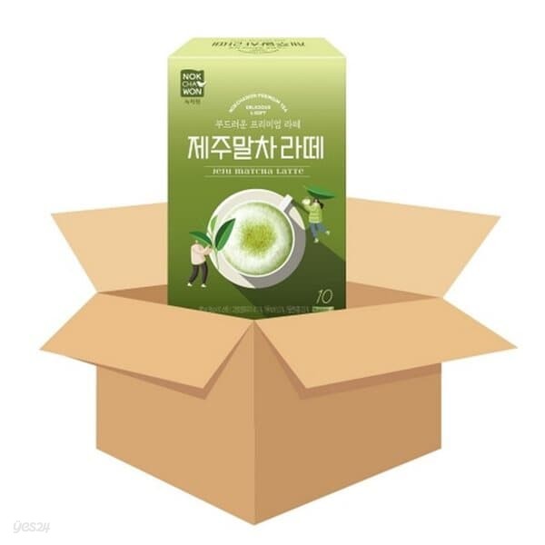 녹차원 제주말차라떼 10T 1BOX 12입