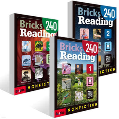 Bricks Reading 240 Nonfiction Level 1~3권 세트