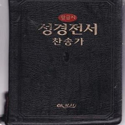 왕글자 성경전서 찬송가-가죽지퍼있는책 조금 큰책3456