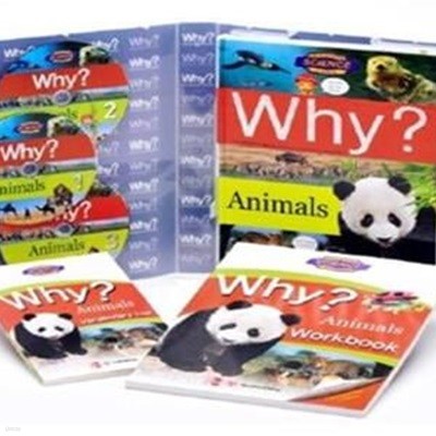 Why? Animals (책 + 워크북 + 단어장 + 오디오 CD 3장) - 영어로 읽는 Why? 동물  | Why? Science Edu Comic Book 2