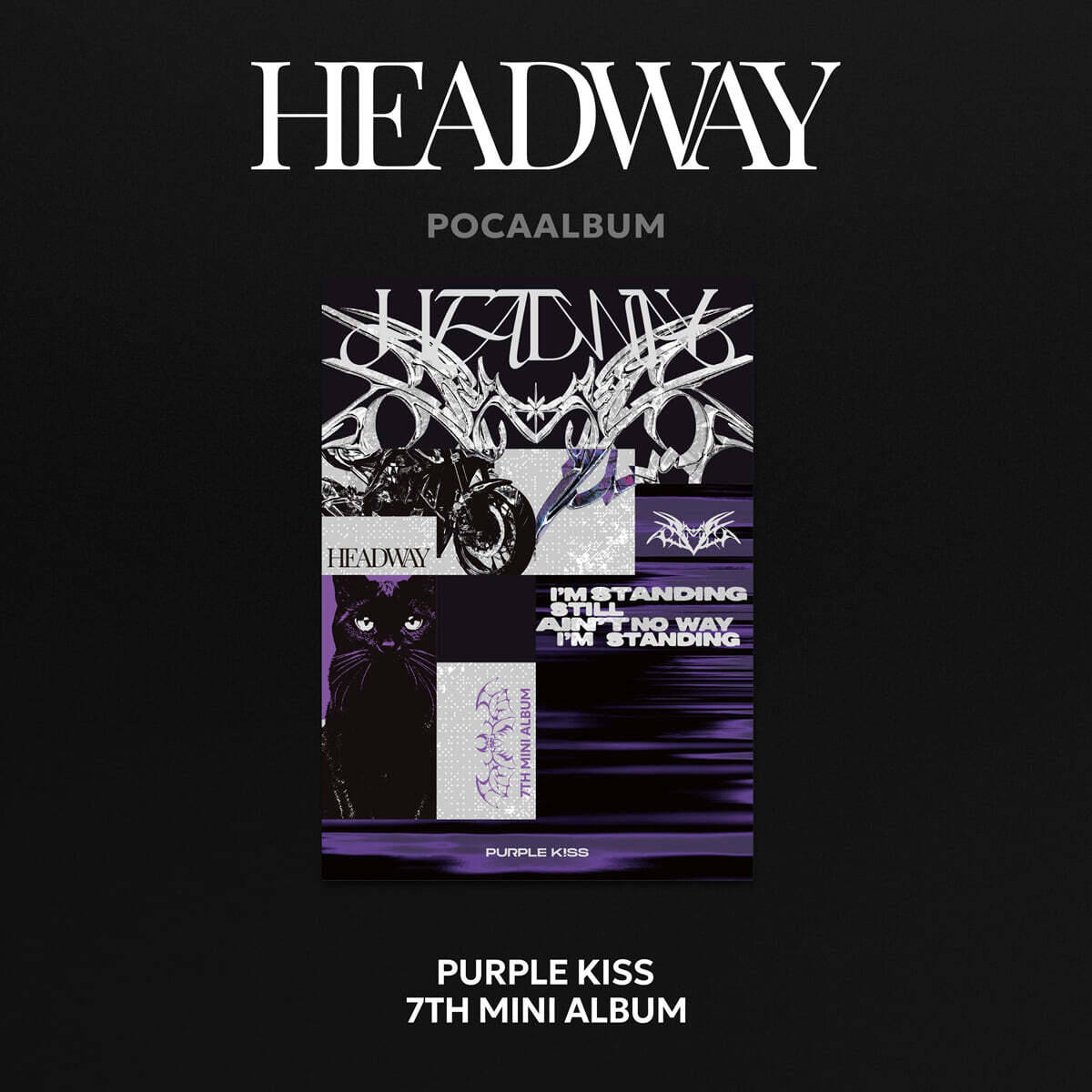 퍼플키스 (PURPLE KISS) - 미니앨범 7집 : HEADWAY [POCAALBUM]
