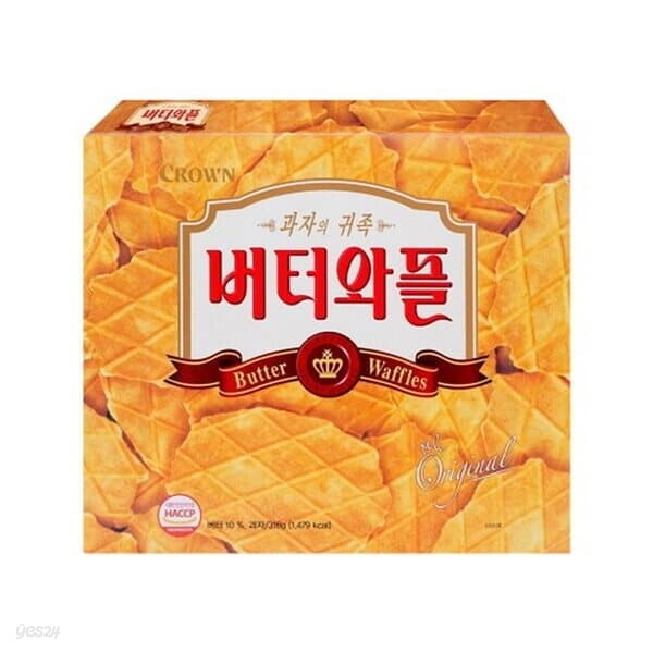 크라운 버터 와플 316g