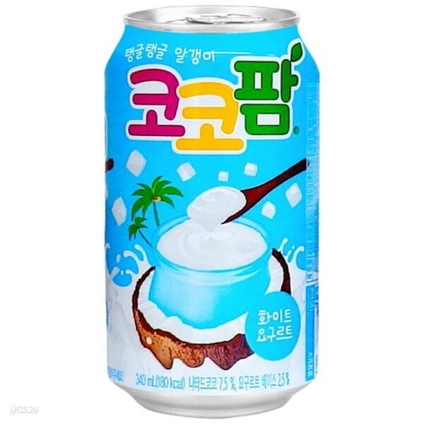 코코팜 화이트 요구르트 340ml/24캔