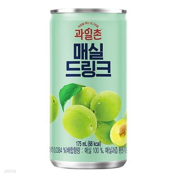 해태 과일촌 매실 드링크 175ml/30캔