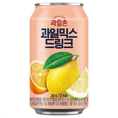 과일촌 과일 믹스 340ml/24캔