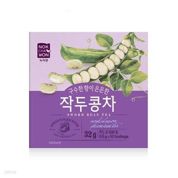 녹차원 작두콩차 40티백 4면