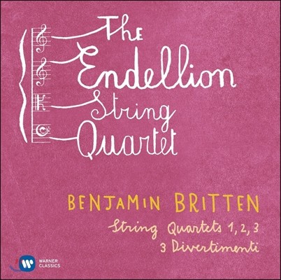 Endellion String Quartet 긮ư:   1-3 (Britten: String Quartets & 3 Divertimenti)   ִ