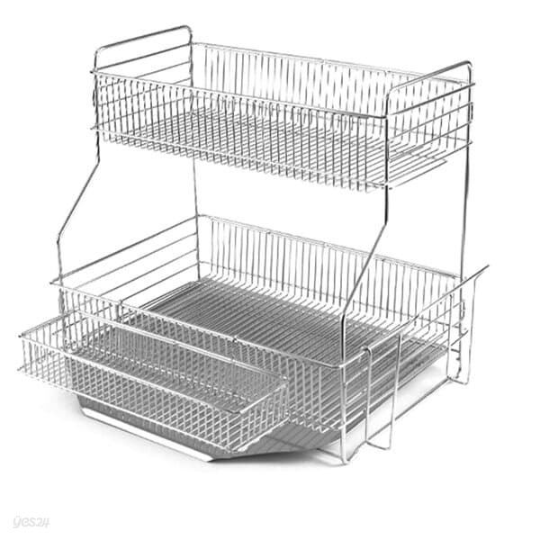 올 스텐레스 식기건조대 2단