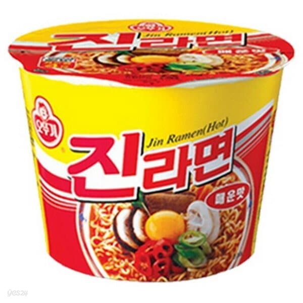 오뚜기 진라면 매운맛 큰사발/12개